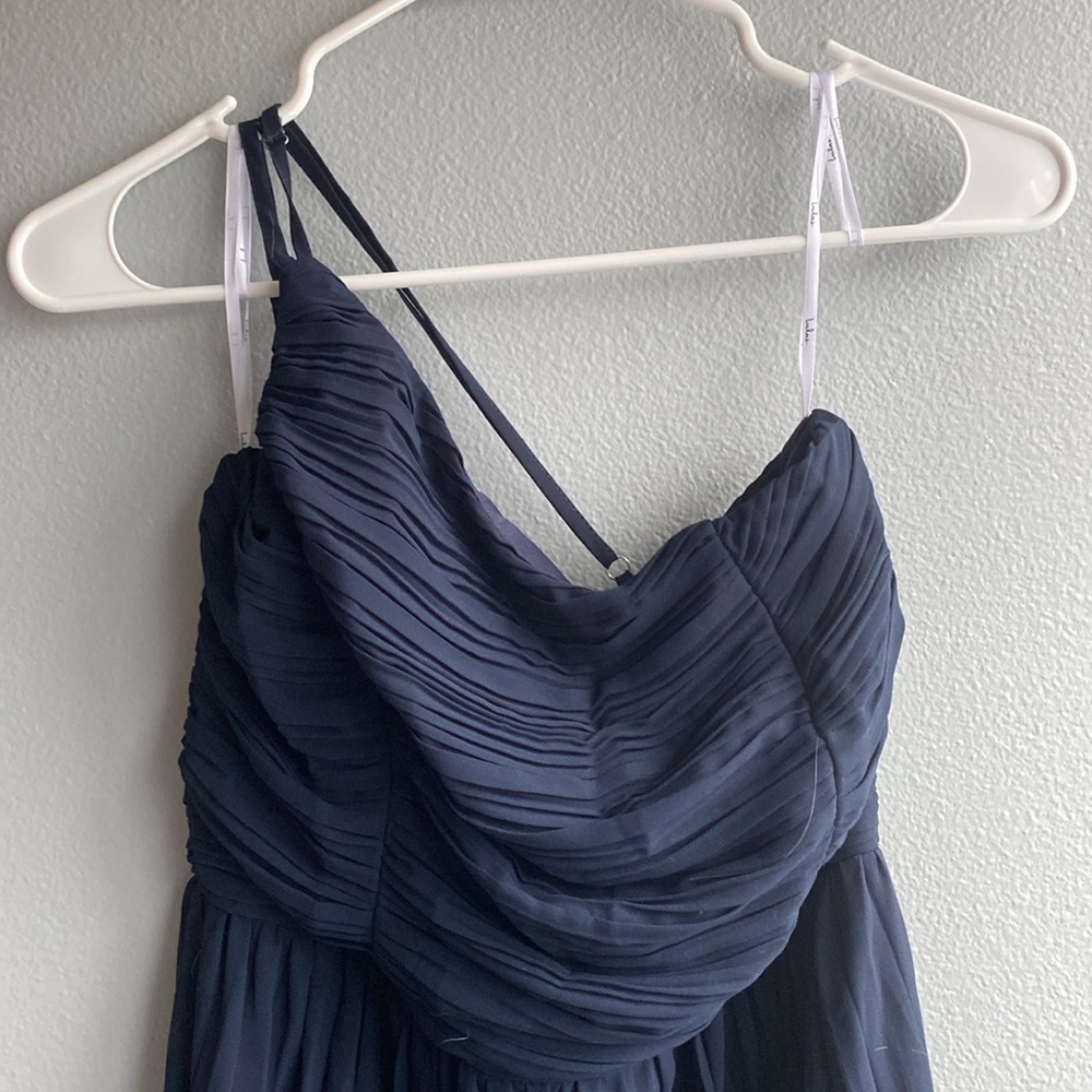 Lulus Women’s Pleated Asymmetrical Dress - Picture 4 of 8